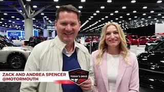 Zach & Andrea Spencer at the Vancouver  International Autoshow