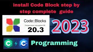 CodeBlocks IDE Installation on windows 10/11 [update 2023] MinGW GCC Compiler || C & C++ Programming