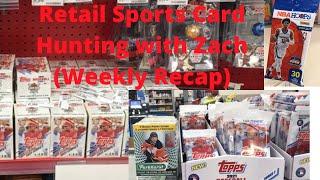 Retail Sports Card Hunting with Zach(Weekly Recap)