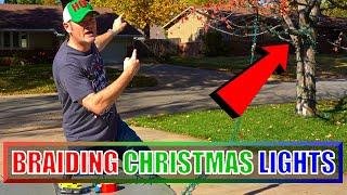 How To Braid Christmas Lights