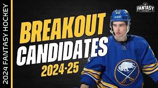 2024-25 Fantasy Hockey - Breakout Candidates - Fantasy Hockey Advice