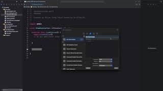 Custom code snippets in Xcode