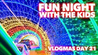 FUN NIGHT WITH THE KIDS | Vlogmas Day 21 | Family 5 Vlogs