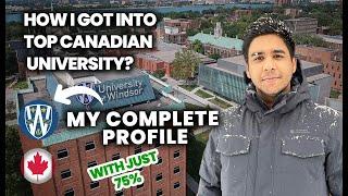 THIS Is How I Got Into TOP CANADIAN University With Just 75%