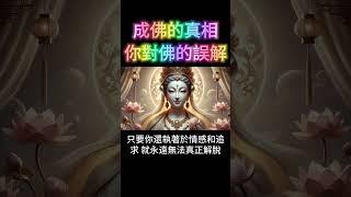 成佛的真相：你對佛的誤解！了解後，你真的還想成佛嗎？ #開悟 #覺醒
