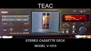 TEAC V-1010  Stereo Cassette Tape Deck ティアックV-1010ステレオカセットテープデッキ Кассетная дека 日本の技術 日本的技术