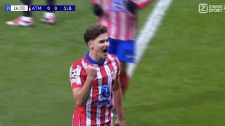 Julian Alvarez Amazing Goal, Atletico Madrid vs Slovan Bratislava (1-0) Goals and Highlights