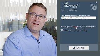 How to install and set up OtoAccess® Database