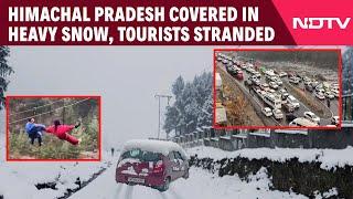 Himachal News | Traffic Disrupted Due To Snowfall, 101 Roads, Major Highways Closed In Himachal