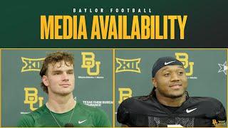 Baylor Football: Sawyer Robertson and Jackie Marshall Media Availability (October 1, 2024)