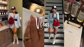 VLOG: RUNNING ERRANDS | CLEAN WITH ME | A LIL SELF-CARE MOMENT | CORK AND CANDLES |