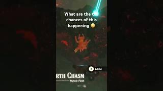 What are the chances of this happening in the legend of Zelda tears of the kingdom? | #Shorts