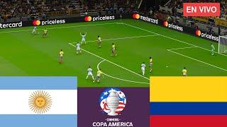 Argentina vs Colombia EN VIVO Final Copa América 2024 Partido EN VIVO - Videojuegos simulación