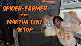 Spider-Farmer 2'x2' Martha Tent Setup Part 1| Eazy BlueThumb