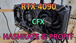 RTX 4090 - Conflux Hashrate & Profit