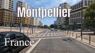 Montpellier 4k - Driving- French region