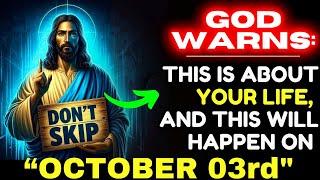 God Warns:- "WATCH THIS BEFORE TONIGHT"  God Says | God Message Today | Gods Message Now | EP- 11