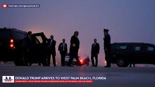  Donald Trump motorcade arrives to West Palm Beach, Florida after Michigan rally (Nov 5, 2024)