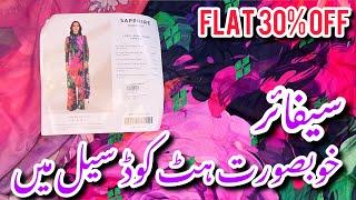 Sapphire Flat 30% Off Hit Codes Shopping Haul ||My Shopping Haul #sapphire #sale