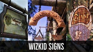 Skyrim Mods: WiZkiD Signs