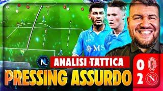  ANALISI TATTICA MILAN-NAPOLI 0-2 PRESSING ASFISSIANTE MCTOMINAY vs KVARA?️