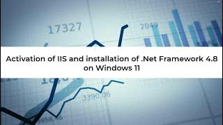 Activation of IIS and installation of .Net Framework 4.8 on Windows 11 (English)