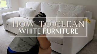 How to Keep White Furniture Clean and Care for it Properly (White Upholstry Cleaning Hacks!)