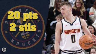 Christian Braun 20 pts 2 stls vs Jazz 24/25 season