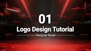 Logo Design Process: Step-by-Step Tutorial | Graphic Designer Rasel লোগো ডিজাইন টিউটোরিয়াল