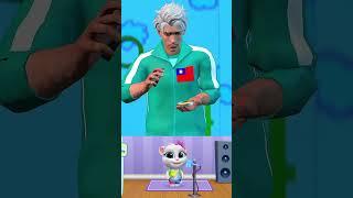 Can your country clear this dalgona game? #shorts #babyduck #ratdance #funny #squidgame