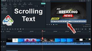 Wondershare Filmora: How to add Scrolling Text in Video || Scrolling Text Tutorial in Urdu/Hindi