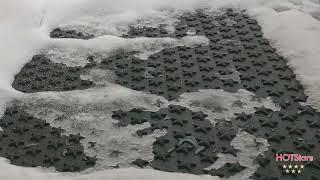 HOTStars Heated Snow Melting Mats Timelapse from KEMF