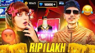 PN HARSH SCAMMED ! PN ROSE  Account & Spend 1 LAKH DIAMONDS  - Garena Free Fire