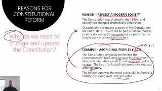 4.2.8 - Reasons for Constitutional Reform