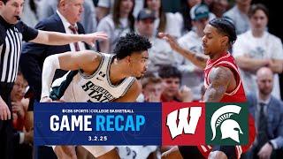 No. 8 Michigan State pulls away from No. 11 Wisconsin for 5th straight win | Game Recap