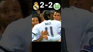 REAL MADRID VS WOLFSBURG// RONALDO HATTRICK // #football #highlights