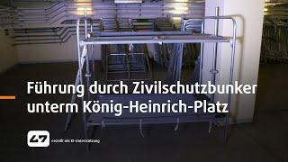 STUDIO 47 .live | FÜHRUNG DURCH DEN ZIVILSCHUTZBUNKER UNTERM KÖNIG-HEINRICH-PLATZ