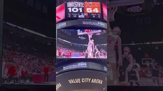 Colin White slam 2024 Ohio State Men’s college basketball #ncaatournament goals Campbell #ohiostate