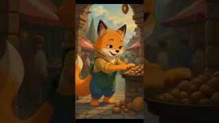 fox & ghibl #aifox #aishorts #animatedfox #ghibli