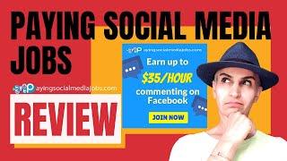 Paying Social Media Jobs Review ️  WARNING️  Is It Legit or a Scam?  EARN UP TO $35/HOUR 