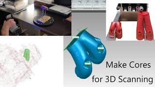 3D Scan motor ducts for simulation - How to make cores for with Vinamold red for analysis