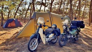 Warm Winter Motocamping with Wooden Stoves