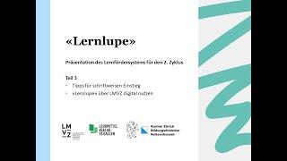 «Lernlupe» Zyklus 2 (3/3) | Lehrmittelverlag Zürich