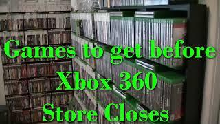 Xbox 360 Games to get before Store Closes 7/29/2024 Xbox 360 Physical Game Collection & More Games