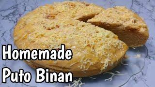 How to cook Homemade Puto binan  #putocheese #ricecake #puto