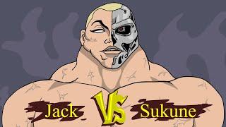 Jack Hanma VS Nomi no Sukune Джек против Сукуне