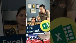 Excel Smart Trick⏰Time Saving Trick #shorts #ytviral #excelformula #excel #computertricks