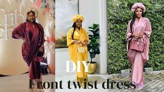 How to sew a criss cross bubu dress - Wannifuga inspired -plus size sewing tutorial