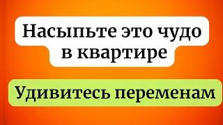 Насыпьте это чудо в квартире. Удивитесь переменам.