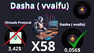 DASHA (VVAIFU) LE KILER DE VIRTUAL PROTOCOL. X58+.  GROS POTENTIEL .1K$ À 58000$. #ai #tao #btc